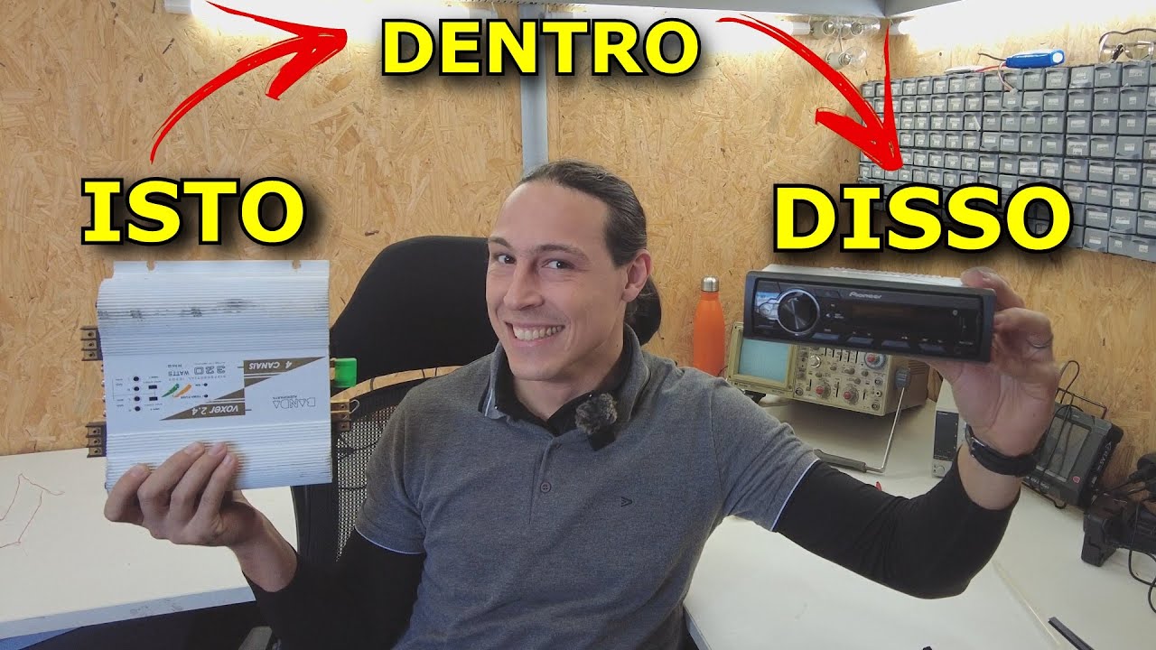 COLOQUEI UM MÓDULO DENTRO DO SOM DO CARRO