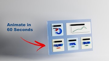 How to Animate Numbers in 60 Seconds #blender #python