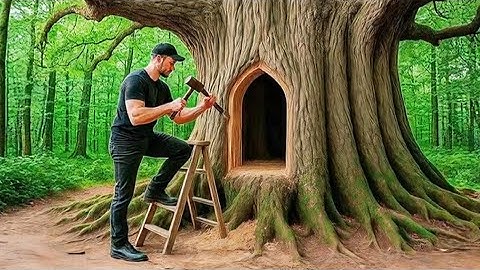 28 ngày xây dựng nơi trú ẩn trên cây để sinh tồn trong rừng rậm 