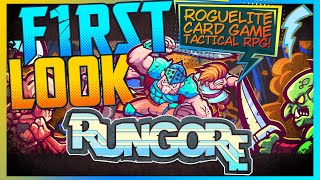 Real-Time Battles Card Game Roguelite RPG with Silly Humour『First Look』 RUNGORE #supported