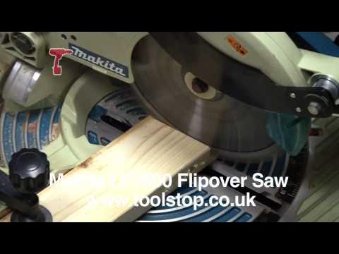 Pludselig nedstigning oversættelse Subjektiv Makita LF1000 10in/260mm Flipover Saw - YouTube