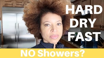 Hard Dry Fast and No Showers? How I Soft Dry Fast and function daily - RegEdited Vlog