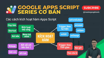 Hướng Dẫn Kích Hoạt Hàm Apps Script: Menu, Button và Nhiều Phương Pháp Khác! [Phần 2]
