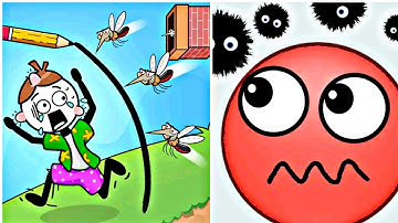 Hide Ball: Brain Teaser vs Save The Stickman - All Levels Speedrun | Episode 1 Full Gameplay