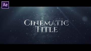 Epic Cinematic Title in After Effects | After Effects Tutorial | Effect For You