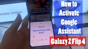 How to Activate Google Assistant on Samsung Galaxy Z Flip 4 | Samsung Google Assistant Turn On