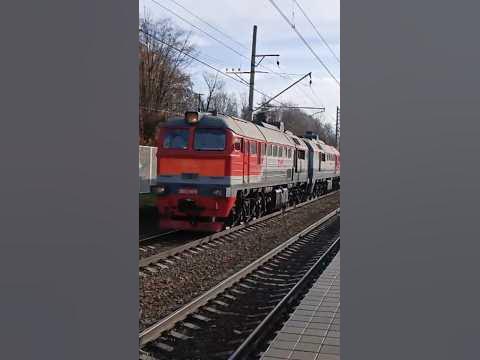 Гость из Орла! 2М62У-0019 с грузовым поездом на Ухтомской - YouTube