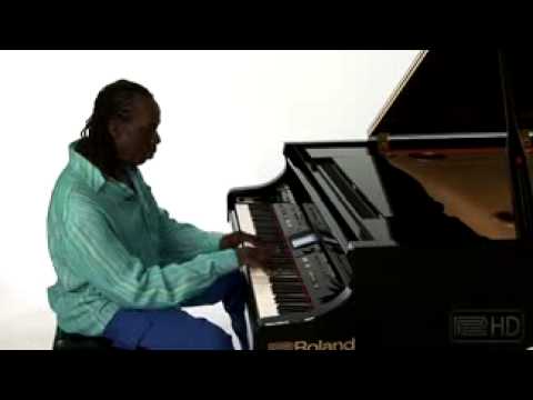 Roland KR-115 Digital Grand Piano, Moving Keys - YouTube