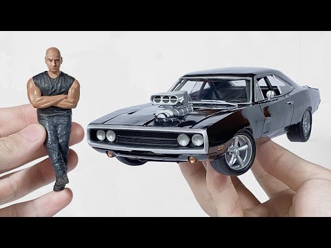 Сделал Dodge Charger Доминика Торетто из пластилина, форсаж