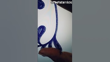 Abstract floral IInk pattern #patterndesign #patternart #pattern