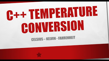 #CPP Simple #Temperature #Conversion Program