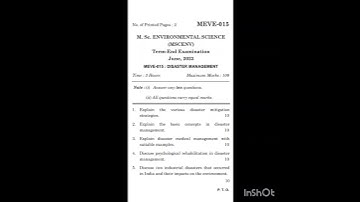 IGNOU/ MEVE-015 / TEE June 2023 question paper/ like / share/ subscribe