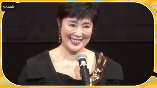 寺島しのぶ「映画人が選ぶ本物の授賞式」「毎日映画コンクール」で田中絹代賞を受賞