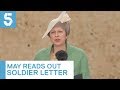 D-Day anniversary: Theresa May reads letter from captain | 5 News