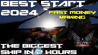 A quick tutorial to your BEST Start in Elite Dangerous in 2024 (fast money making, 2h anaconda)