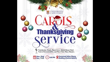 TVUCC LIVE : 9 LESSONS OF CAROL AND THANKSGIVING SERVICE