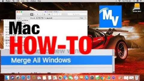How to merge windows into tabs on your Mac