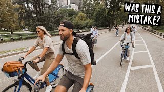 GUIDING MASSIVE FAMILY FOR MILES ON CITI BIKES THROUGH CENTRAL PARK NEW YORK CITY