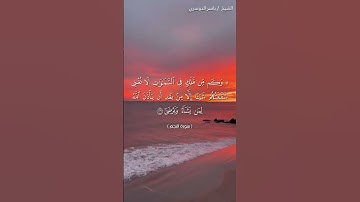 سورة النجم من آية 26 إلى آية 28 بصوت الشيخ ياسر الدوسري♥♥