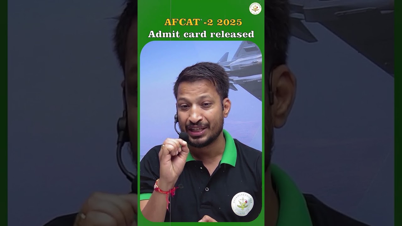 Afcat 2 admit card released 