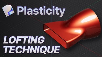 Plasticity 3D Beginner Lofting Technique Tutorial