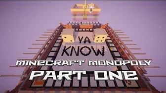 Minecraft Monopoly Map Build #1 Minecraft Monopoly Map Build #1