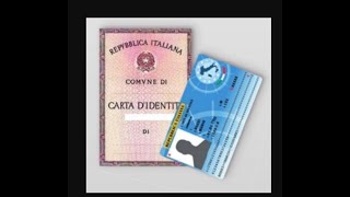 HOW TO MAKE YOUR CARTA DI IDENTITA / IDENTITY CARD