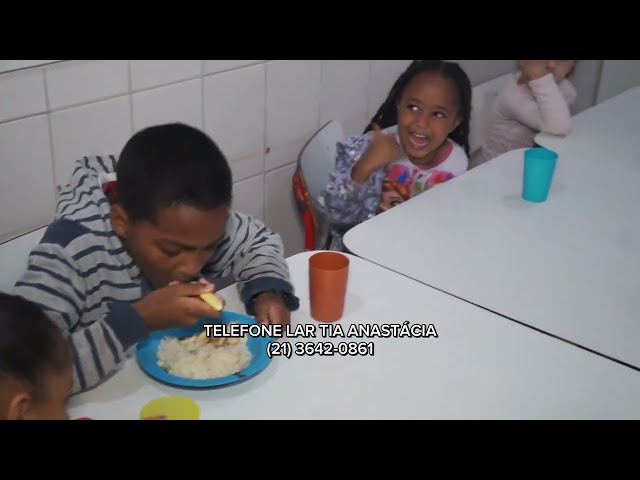 Lar Tia Anastácia pede doações de alimentos para as crianças