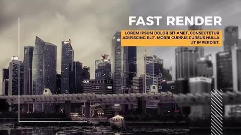 Trendy Minimal Slideshow After Effects Templates