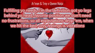 Armon \& Trey Ft. Queen Naija No Strings (Lyrics)