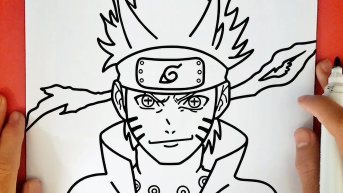 Come Disegnare Naruto Rikudou Sennin Mode Youtube