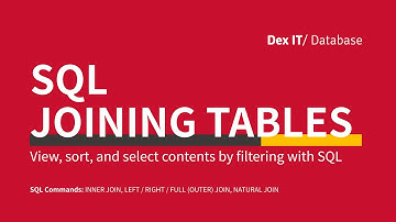 【SQL】 Access SQL JOINING TABLES – View, sort, and select contents by filtering with SQL (HKDSE ICT)