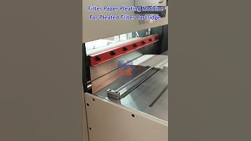 Filter Paper Pleating Machine 3.5 Version For Pleated Filter Cartridge