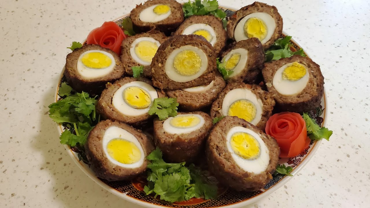 نرگس کباب خوشمزه و آسان در داش | Narges kabab | افغانی