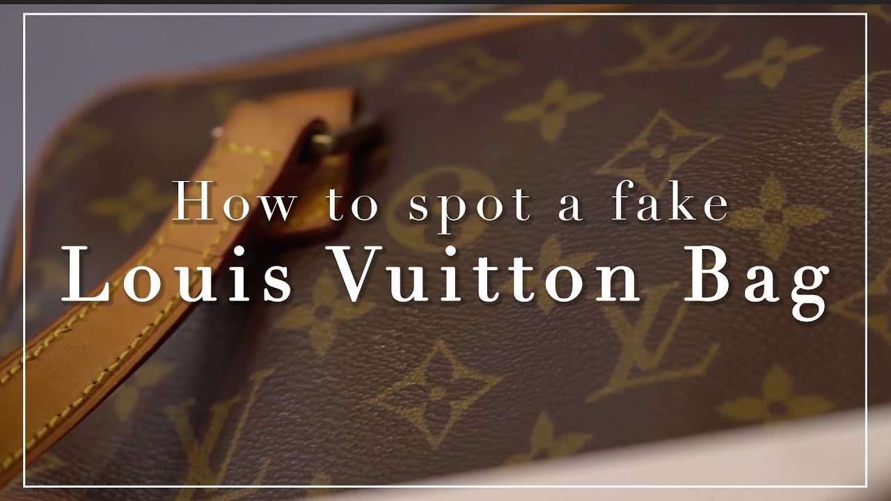 How to spot a fake Louis Vuitton bag - YouTube