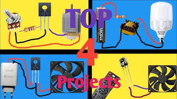 TOP 4 Electronic Projects With BD 140 Transistor