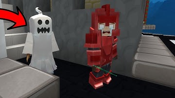 Trolling Noob with GHOST SKIN in BedWars! (Blockman Go)