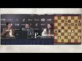 Round 12. Press conference with Maxime Vachier-Lagrave.