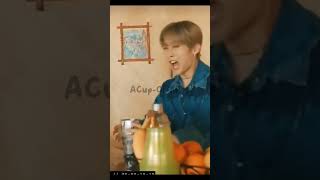 Lee Know Spilling The Drink On Himself