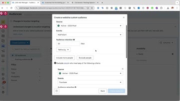 Acuity Scheduling & Meta Ads - Creating Audiences