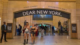 New York City Sunset Walk 2025 Manhattan 4K NYC Autumn Walk Grand Central Terminal to Times Square