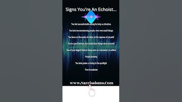 Signs You’re An Echoist