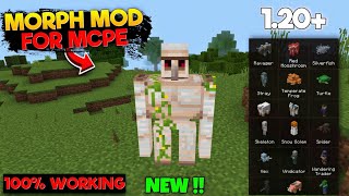 Morph Mod For Minecraft Pe 1.20 | Morph Mod For Mcpe 1.20 Download ! screenshot 2