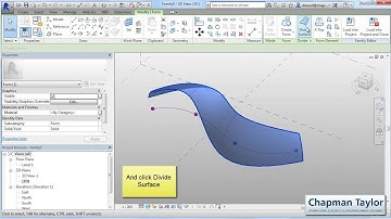 Making a curved mass surface in Revit