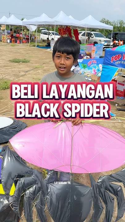 Beli Layangan Ram Raman Black Spider #layangan