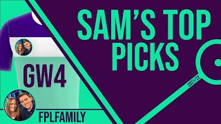 FPL 2021/22 - SAM'S TOP PICKS GW4 - Fantasy Premier League Tips 21/22