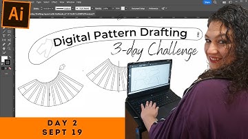 Illustrator Digital Pattern Drafting 3-Day Challenge - Day 2