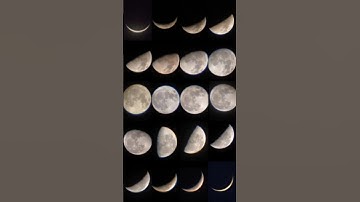 Fase-Fase Bulan (Supermoon) 🌘🌗🌕🌓🌒 #moon #supermoon