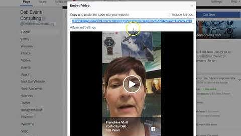 Embedding a Facebook Live stream to LinkedIn