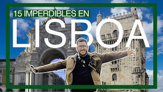 LISBOA 15 Imperdibles. GUÍA DE VIAJE 2023 | PORTUGAL 3 🇵🇹